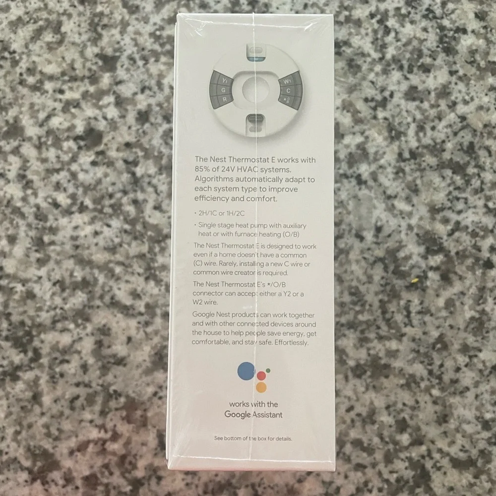 Google Nest T4001ES Wi-Fi Programmable Thermostat E